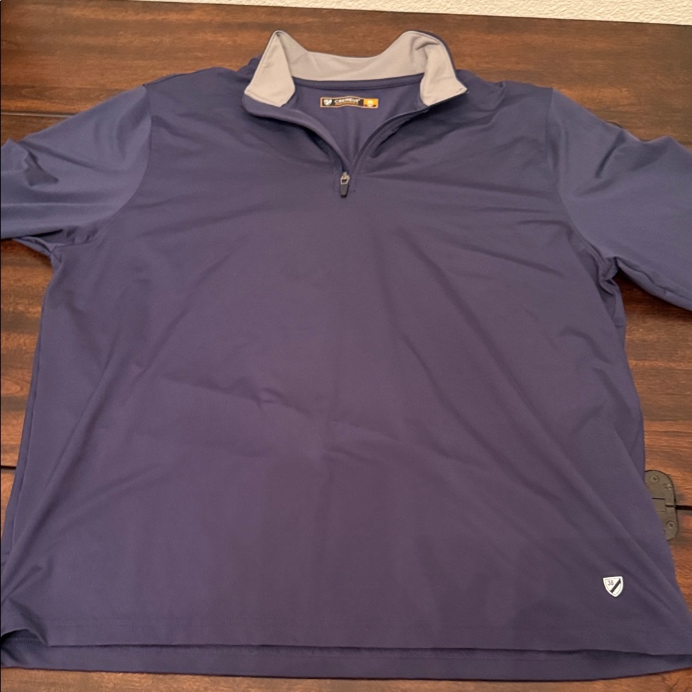 Daniel Cremieux Navy Quarter-Zip Pullover